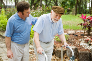 Senior Taking a Walk - Senior Care Services in Los Angeles