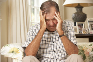 Struggling Senior Man - Home Care in Brentwood