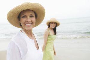 Senior on a Beach - Home Care West Hollywood