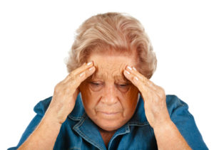 Woman With a Headache - Senior Home Care Los Angeles