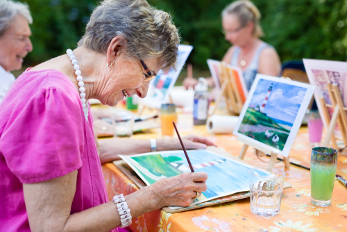 Why is art good for the elderly